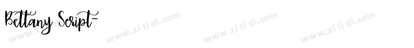 Bettany Script字体转换